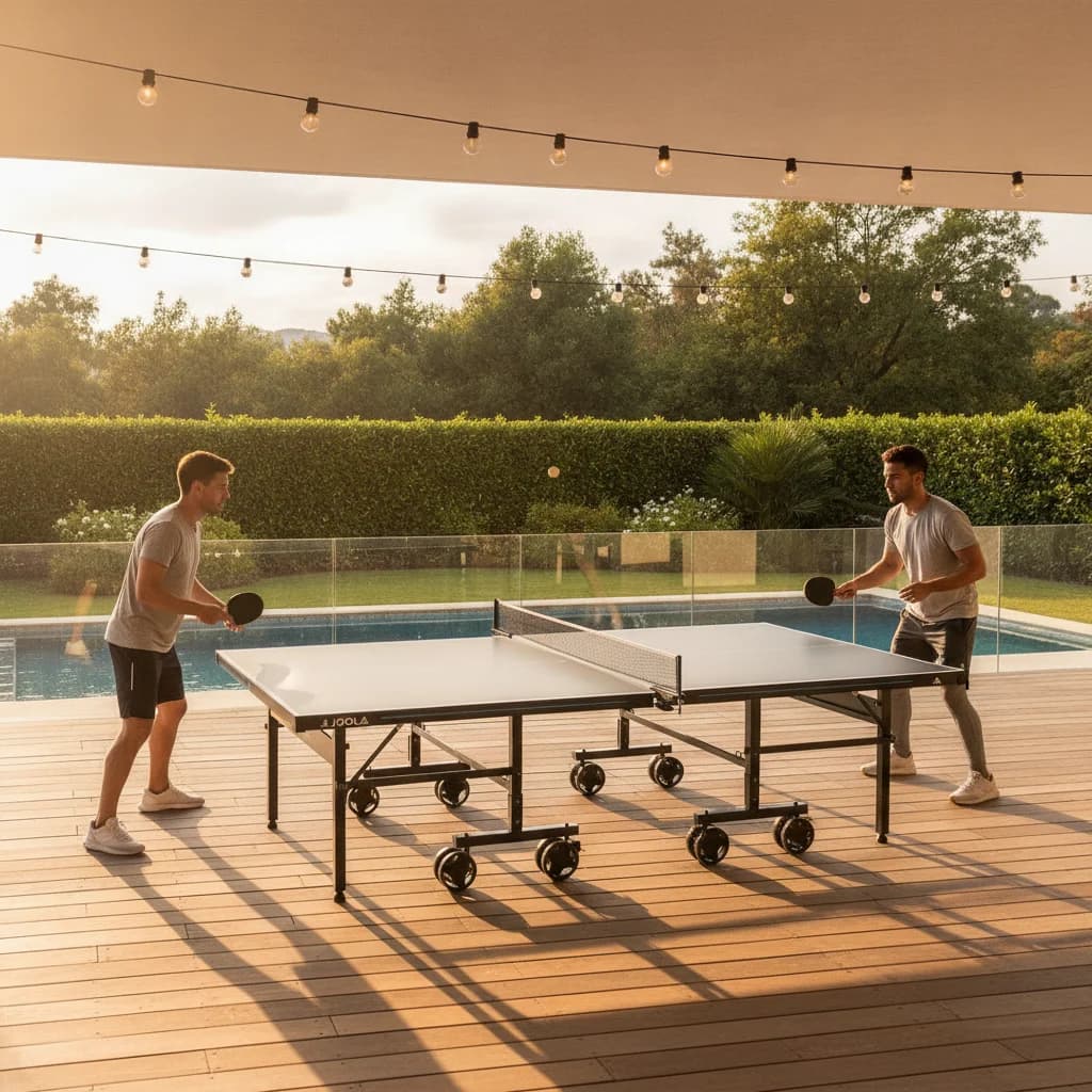 שולחן פינג פונג חוץ JOOLA Outdoor J500A — אלומיניום 6 מ"מ